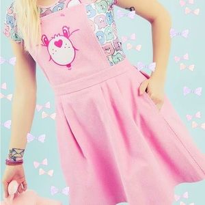 Dolls Kill X Care Bears Pink Pinafore